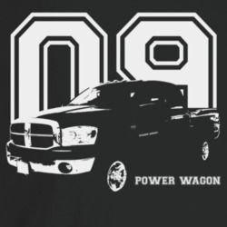 2009 Power Wagon Three Quarter Angle View With Year And Model Name Dar