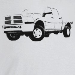 2010 Power Wagon Three Quarter Angle View Light Color T Shirt