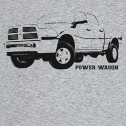 2010 Power Wagon Three Quarter Angle View With Model Name Light Color 