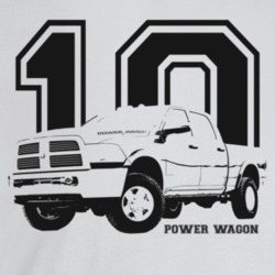 2010 Power Wagon Three Quarter Angle View With Year And Model Name Lig