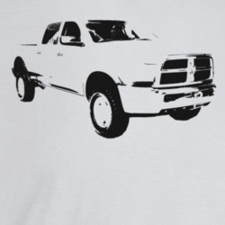 2011 Power Wagon Three Quarter Angle View Light Color T Shirt