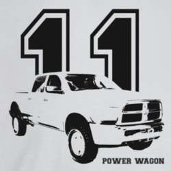 2011 Power Wagon Three Quarter Angle View With Year And Model Name Lig