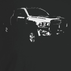 2011 Power Wagon Three Quarter Angle View Dark Color T Shirt