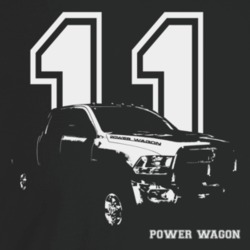 2011 Power Wagon Three Quarter Angle View With Year And Model Name Dar