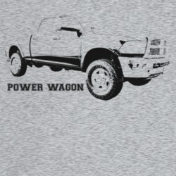 2012 Power Wagon Three Quarter Angle View With Model Name Light Color 