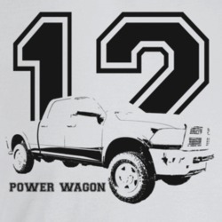 2012 Power Wagon Three Quarter Angle View With Year And Model Name Lig