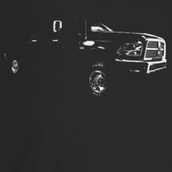 2012 Power Wagon Three Quarter Angle View Dark Color T Shirt