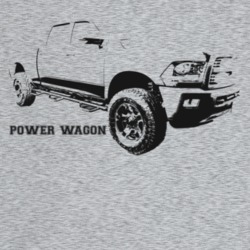 2013 Power Wagon Three Quarter Angle View With Model Name Light Color 