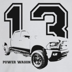 2013 Power Wagon Three Quarter Angle View With Year And Model Name Lig