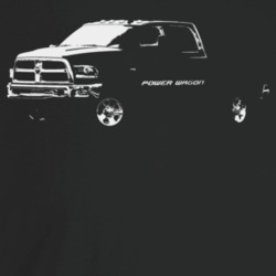 2014 Power Wagon Three Quarter Angle View Dark Color T Shirt