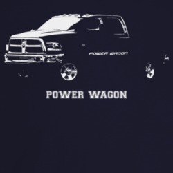 2014 Power Wagon Three Quarter Angle View With Model Name Dark Color T