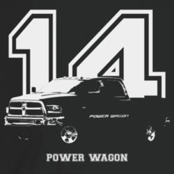 2014 Power Wagon Three Quarter Angle View With Year And Model Name Dar
