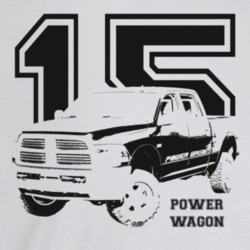 2015 Power Wagon Three Quarter Angle View With Year And Model Name Lig