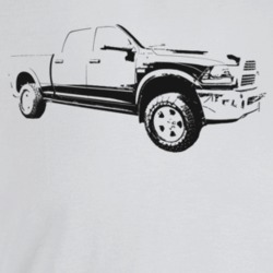 2016 Power Wagon Three Quarter Angle View Light Color T Shirt