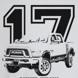 2017 Power Wagon Three Quarter Angle View With Year And Model Name Lig