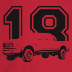 2018 Power Wagon Three Quarter Angle View With Year Light Color T Shir