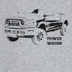 2020 Power Wagon Three Quarter Angle View With Model Name Light Color 
