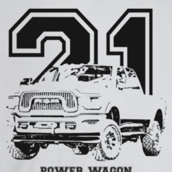 2021 Power Wagon Three Quarter Angle View With Year And Model Name Lig