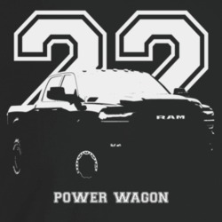 2022 Power Wagon Three Quarter Angle View With Year And Model Name Dar