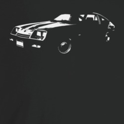 1975 Monza Three Quarter Angle View Dark Color T Shirt