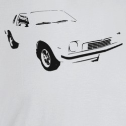 1976 Monza Three Quarter Angle View Light Color T Shirt
