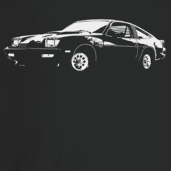 1977 Monza Three Quarter Angle View Dark Color T Shirt