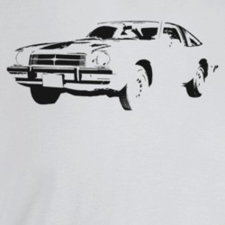 1978 Monza Three Quarter Angle View Light Color T Shirt