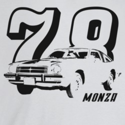 1978 Monza Three Quarter Angle View With Year And Model Name Light Col