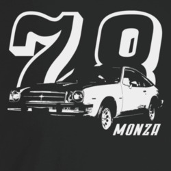 1978 Monza Three Quarter Angle View With Year And Model Name Dark Colo