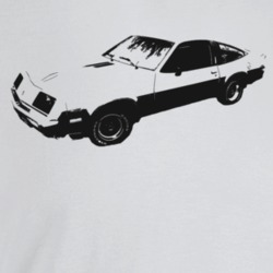 1979 Monza Three Quarter Angle View Light Color T Shirt