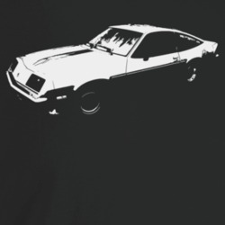 1979 Monza Three Quarter Angle View Dark Color T Shirt