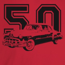 1950 Catalina Three Quarter Angle View With Year Light Color T Shirt