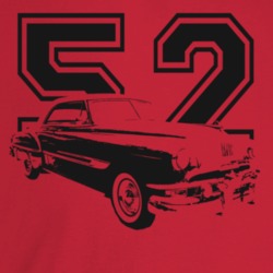 1952 Catalina Three Quarter Angle View With Year Light Color T Shirt