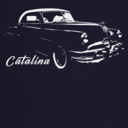 1952 Catalina Three Quarter Angle View With Model Name Dark Color T Sh