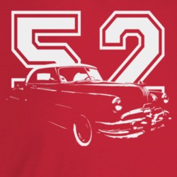 1952 Catalina Three Quarter Angle View With Year Dark Color T Shirt