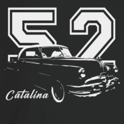 1952 Catalina Three Quarter Angle View With Year And Model Name Dark C