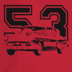 1953 Catalina Three Quarter Angle View With Year Light Color T Shirt