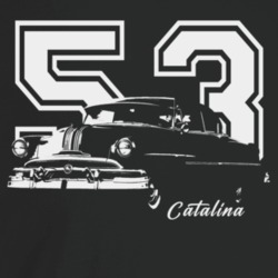 1953 Catalina Three Quarter Angle View With Year And Model Name Dark C