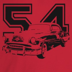1954 Catalina Three Quarter Angle View With Year Light Color T Shirt