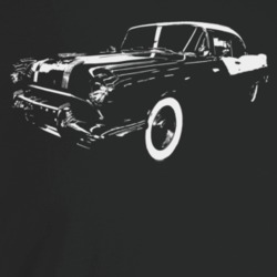 1955 Catalina Three Quarter Angle View Dark Color T Shirt
