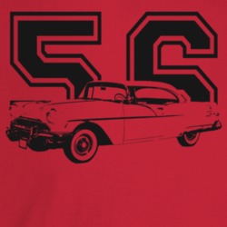 1956 Catalina Three Quarter Angle View With Year Light Color T Shirt