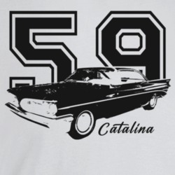 1959 Catalina Three Quarter Angle View With Year And Model Name Light 