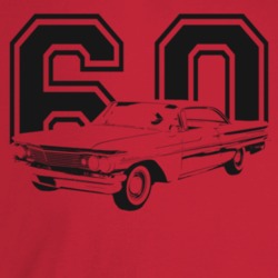 1960 Catalina Three Quarter Angle View With Year Light Color T Shirt