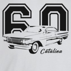 1960 Catalina Three Quarter Angle View With Year And Model Name Light 
