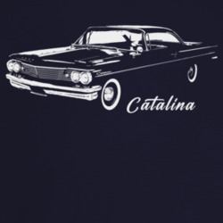 1960 Catalina Three Quarter Angle View Dark Color T Shirt