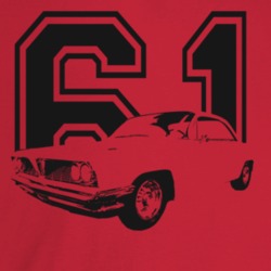 1961 Catalina Three Quarter Angle View With Year Light Color T Shirt