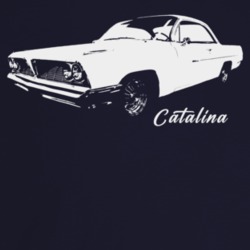 1961 Catalina Three Quarter Angle View With Model Name T Shirt