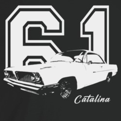 1961 Catalina Three Quarter Angle View With Year And Model Name Dark C