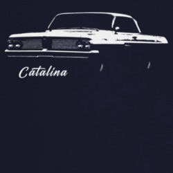 1962 Catalina Three Quarter Angle View With Model Name Dark Color T Sh