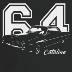 1964 Catalina Three Quarter Angle View With Year And Model Name Dark C